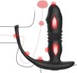 DWUSILNIKOWY POSUWISTY MASAŻER PROSTATY Z PIERŚCIENIEM EREKCYJNYM 12 FUNKCJI + TURBO - 73024058 - 7