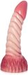 DILDO SPIRALNE SKRĘCONE Z PRZYSSAWKĄ SILIKONOWE DUŻY PENIS CZŁONEK 22cm - 76789912 - 4