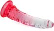 ŻELOWE DILDO ELASTYCZNY PENIS Z PRZYSSAWKĄ 17 cm - 73363341 - 2