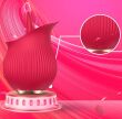 MASTURBATOR ŁECHTACZKOWY W KSZTAŁCIE KWIATU, PIĘKNY MASAŻER KOBIECY DO ROBIENIA MINETY, WIBRACJE + LIZANIE - 86296655 - 4