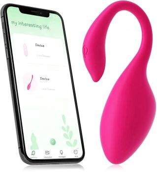 JAJECZKO WIBRUJĄCE STEROWANE APLIKACJĄ, DAMSKI WIBRATOR APP, SILIKON MEDYCZNY - 83696942