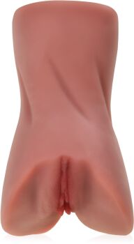DUŻA SZTUCZNA POCHWA WAGINA Z ANUSEM MASTURBATOR MĘSKI DLA MĘŻCZYZN WAGA 680g - 110877618