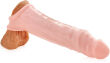 SEX NAKŁADKA POWIĘKSZAJĄCA PENISA +2 CM, MASUJĄCE WYPUSTKI, NATURALNY WYGLĄD - 70344653 - 2