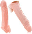 SEX NAKŁADKA POWIĘKSZAJĄCA PENISA +2 CM, MASUJĄCE WYPUSTKI, NATURALNY WYGLĄD - 70344653 - 3