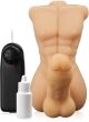 MĘSKI TORS Z WIBRUJĄCYM PENISEM MASTURBATOR + LUBRYKANT – 74321949 - 2