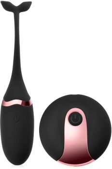 STEROWANE PILOTEM JAJKO STYMULUJĄCE DO POCHWY I ANUSA - 10 SEX FUNKCJI - 79566403