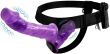 STRAP ON WIBRUJĄCY PODWÓJNY PENIS DILDO NA PASKU WIBRATOR DAMSKI DLA PAR - 75678911 - 2