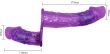 STRAP ON WIBRUJĄCY PODWÓJNY PENIS DILDO NA PASKU WIBRATOR DAMSKI DLA PAR - 75678911 - 5