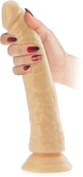 ŻELOWY CIELISTY MIĘKKI PENIS NA PRZYSSAWCE - LTT-BLQ029CI