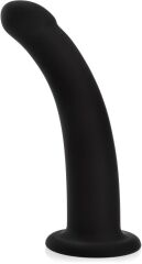 SILIKONOWE DILDO NA PRZYSSAWCE CIENKI ZAKRZYWIONY PENIS DO WAGINY I ANUSA - 73730265