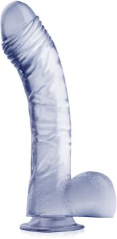 PRZEŹROCZYSTE MIĘCIUTKIE DILDO PENIS ŻELOWY DSR 0523771