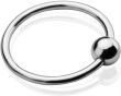 STALOWY RING NA PENISA Z KULKĄ MASUJĄCĄ WAGINĘ - 78919862 - 2