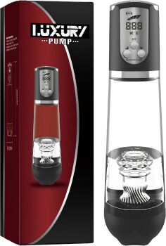 ELEKTRYCZNA POMPKA DO POWIĘKSZANIA PENISA AUTOMATYCZNA LED 16 FUNKCJI - 76689899