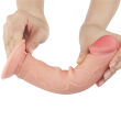 DWUWARSTWOWE DILDO Z RUCHMĄ SKÓRKĄ PENIS DONG Z ODKRĘCANĄ PRZYSSAWKĄ CYBERSKÓRA - 93464052 - 13
