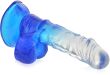 SZTUCZNY PENIS 15 cm DWUKOLOROWE DILDO NA MOCNEJ PRZYSSAWCE - 75828366 - 2