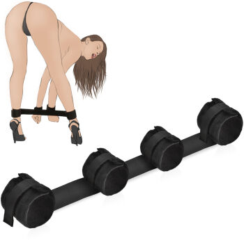 KAJDANKI NA RĘCE I NOGI MIĘCIUTKIE OPASKI DO KRĘPOWANIA UPRZĄŻ BDSM - 76497288
