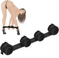 KAJDANKI NA RĘCE I NOGI MIĘCIUTKIE OPASKI DO KRĘPOWANIA UPRZĄŻ BDSM - 76497288