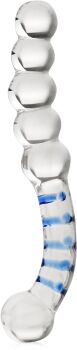 PENIS DWUSTRONNY DILDO ANALNE I WAGINALNE Z KULKAMI DLA LPSZEJ STYMULACJI - 56443567