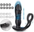 MASAŻER PROSTATY RUCH GÓRA-DÓŁ + RINGI NA PENISA I JĄDRA + MASAŻER KROCZA - 82677811 - 3