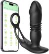 MASAŻER PROSTATY RUCH GÓRA-DÓŁ + RINGI NA PENISA I JĄDRA + MASAŻER KROCZA - 82677811 - 9