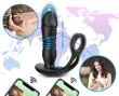 MASAŻER PROSTATY RUCH GÓRA-DÓŁ + RINGI NA PENISA I JĄDRA + MASAŻER KROCZA - 82677811 - 4