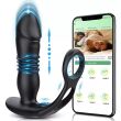 MASAŻER PROSTATY RUCH GÓRA-DÓŁ + RINGI NA PENISA I JĄDRA + MASAŻER KROCZA - 82677811 - 8