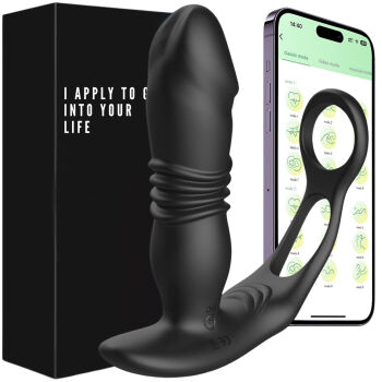 MASAŻER PROSTATY RUCH GÓRA-DÓŁ + RINGI NA PENISA I JĄDRA + MASAŻER KROCZA - 82677811