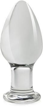 DUŻY SZKLANY KOREK ŚR. 5cm ANALNY XXL ANAL PLUG ZE SZKŁA - 79760135