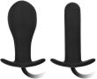 POMPOWANE DILDO ANALNE LUB WAGINALNE DMUCHANY KOREK PLUG Z UCHWYTEM - 70821122 - 2