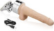 TELESKOPOWY WIBRATOR ROTACYJNO-POSUWISTY - REALISTYCZNY PENIS - 75394712 - 5