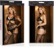 FRYWOLNE BODYSTOCKING, URZEKAJĄCY ŻAKARDOWY WZÓR - 75020031 - 3