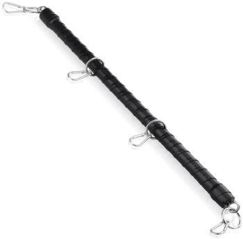 SKÓRZANY DRĄŻEK DO KRĘPOWANIA KAJDANAMI BDSM - 77871284