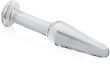 SZKLANY KOREK DO ANUSA, SMUKŁY PLUG ANALNY - PREZENT DO PIESZCZENIA ODBYTU - 75632247 - 2
