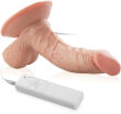 REALISTYCZNY WIBRATOR ZAKRZYWIONY PENIS DILDO NA PRZYSSAWCE - 70410366 - 2