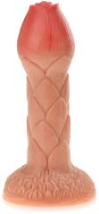 DILDO FANTASY KWIAT RÓŻA Z PRZYSSAWKĄ DUŻY SZTUCZNY PENIS CZŁONEK REALISTYCZNY GŁADKI DŁ 21cm ŚR 4,7cm - 76678812