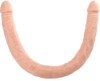 PODWÓJNE DILDO, SEX PENIS - DOUBLE PENETRATION - GILR LOVE GIRL 54 CM - 78974339 