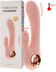 PODGRZEWANY DO 42stC WIBRATOR G-SPOT Z JĘZYCZKIEM DO ŁECHTACZKI - 20 FUNKCJI - 72422645