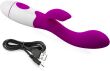 ERGONOMICZNY WIBRATOR 30 PROGRAMÓW Z KRÓLIKIEM i ŁADOWARKĄ – 75876172 - 2