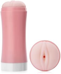 MIĘCIUTKA POCHWA W TUBIE SZTUCZNA CIPKA SEX MASTURBATOR DLA MĘŻCZYZN - 76019611