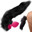 KOREK ANALNY Z PUCHATĄ KITĄ PLUG FURRY FUTRZAK FETYSZ – 77393175 - 2
