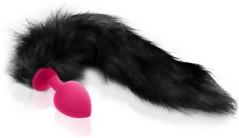 KOREK ANALNY Z PUCHATĄ KITĄ PLUG FURRY FUTRZAK FETYSZ – 77393175