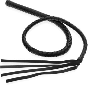 SKÓRZANY PEJCZ BDSM WYTRZYMAŁY SEX BAT BARDZO DŁUGI 115cm DLA ZAAWANSOWANYCH - 87789991