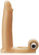 DILDO ANALNE Z RINGIEM NA PENISA I NAKŁADKĄ WIBRUJĄCĄ DLA POTRÓJNEJ PRZYJEMNOŚCI - 75850567 - 2