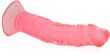 GRUBY ŻYLASTY PENIS NA MOCNEJ PRZYSSAWCE WYGIĘTE DILDO 22 cm - 72497277 - 2