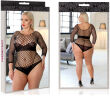 OBCISŁE BODY XL-XXXL SIATECZKA BIELIZNA EROTYCZNA BODYSTOCKING PLUS SIZE - 74142600 - 3