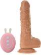 PODGRZEWANY DO 42stC WIBRATOR POSUWISTO-ROTACYJNY REALISTYCZNY PENIS STEROWANY PILOTEM - 71909449 - 4