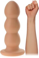 OLBRZYMIE DILDO ANALNE śr. 9 cm KULKOWY ANAL PLUG KOREK NA PRZYSSAWCE - 78256989