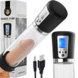AUTOMATYCZNA POMPKA DO PENISA, WYŚWIETLACZ LCD, 4 POZIOMY ZASYSANIA, PODCIŚNIENIE AŻ DO -350 Mbar - 79228809 - 2
