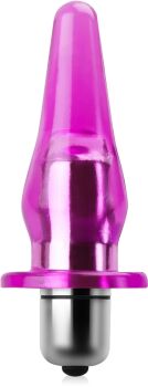 WIBRUJĄCY KOREK ANALNY MAŁY ŻELOWY PLUG – 73649287
