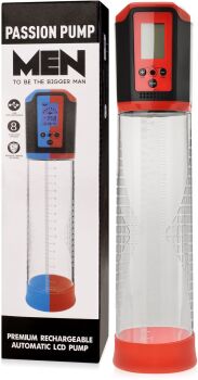 AUTOMATYCZNA POMPKA DO PENISA - 8 POZIOMÓW ZASYSANIA DO -350Mbar - Z WYŚWIETLACZEM LCD - 75019638